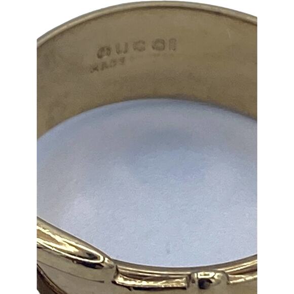 Authentic  Gucci Gold Tone Scarf Ring ✨ - Picture 6 of 7